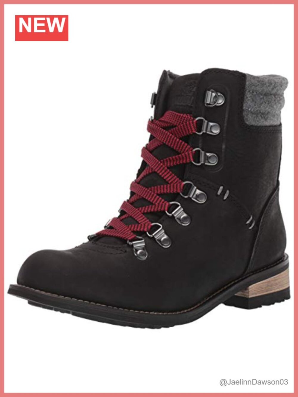 Women's Waterproof Leather Ankle Boots Lace Up Thinsulate Fashion Boot